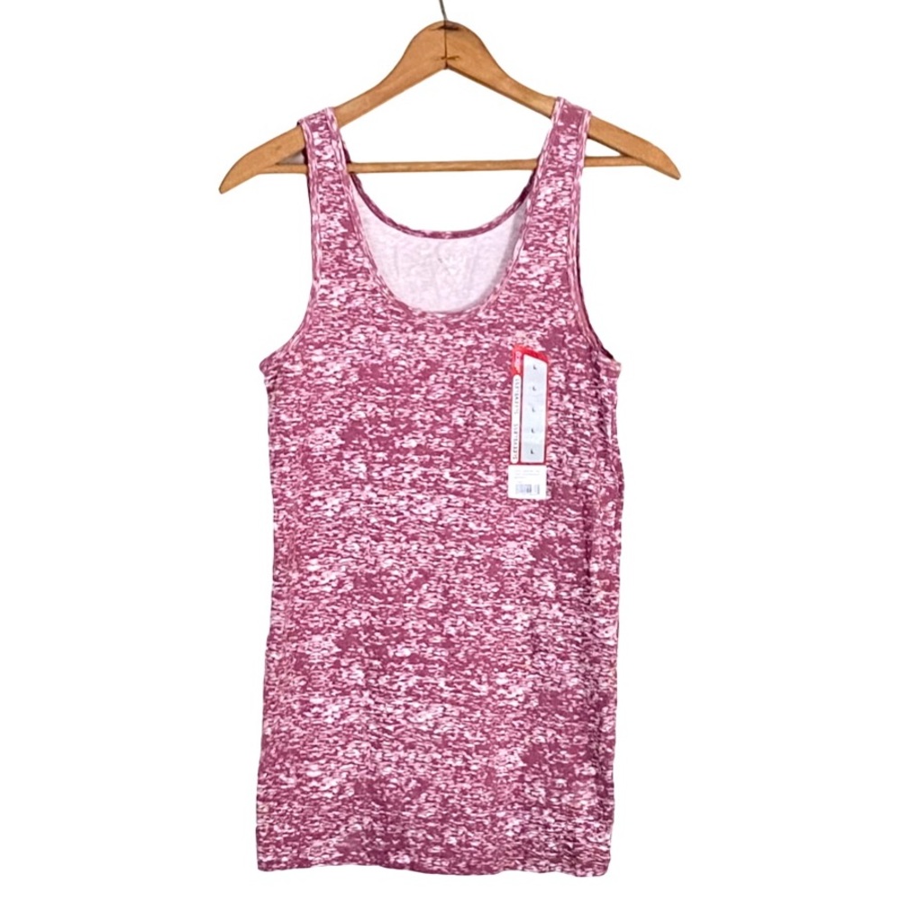 NWT Bcg Lifestyle Printed Signature Tank Cherry Blossom Active Workout Top L